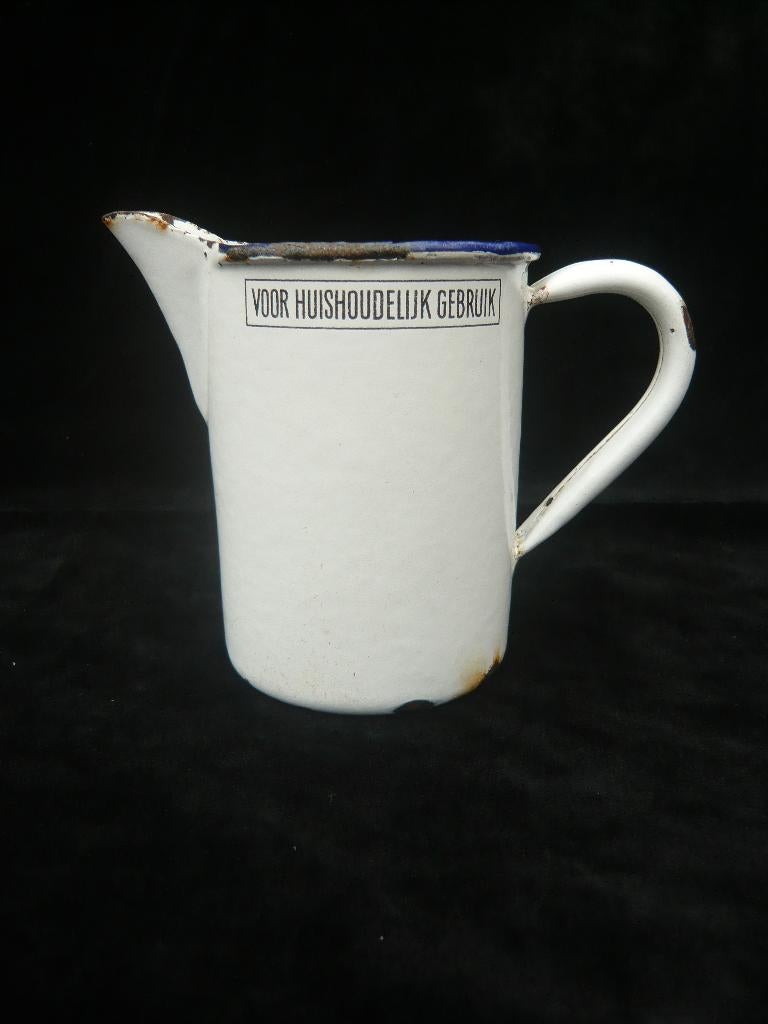 Vintage maatbeker geëmailleerd, Antiek en Kunst, Ophalen of Verzenden