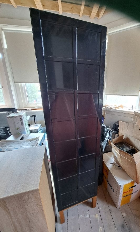 Smalle Opbergkast / Kast met Deur – 172 cm Hoog, Ophalen, Minder dan 50 cm, Gebruikt, 150 tot 200 cm
