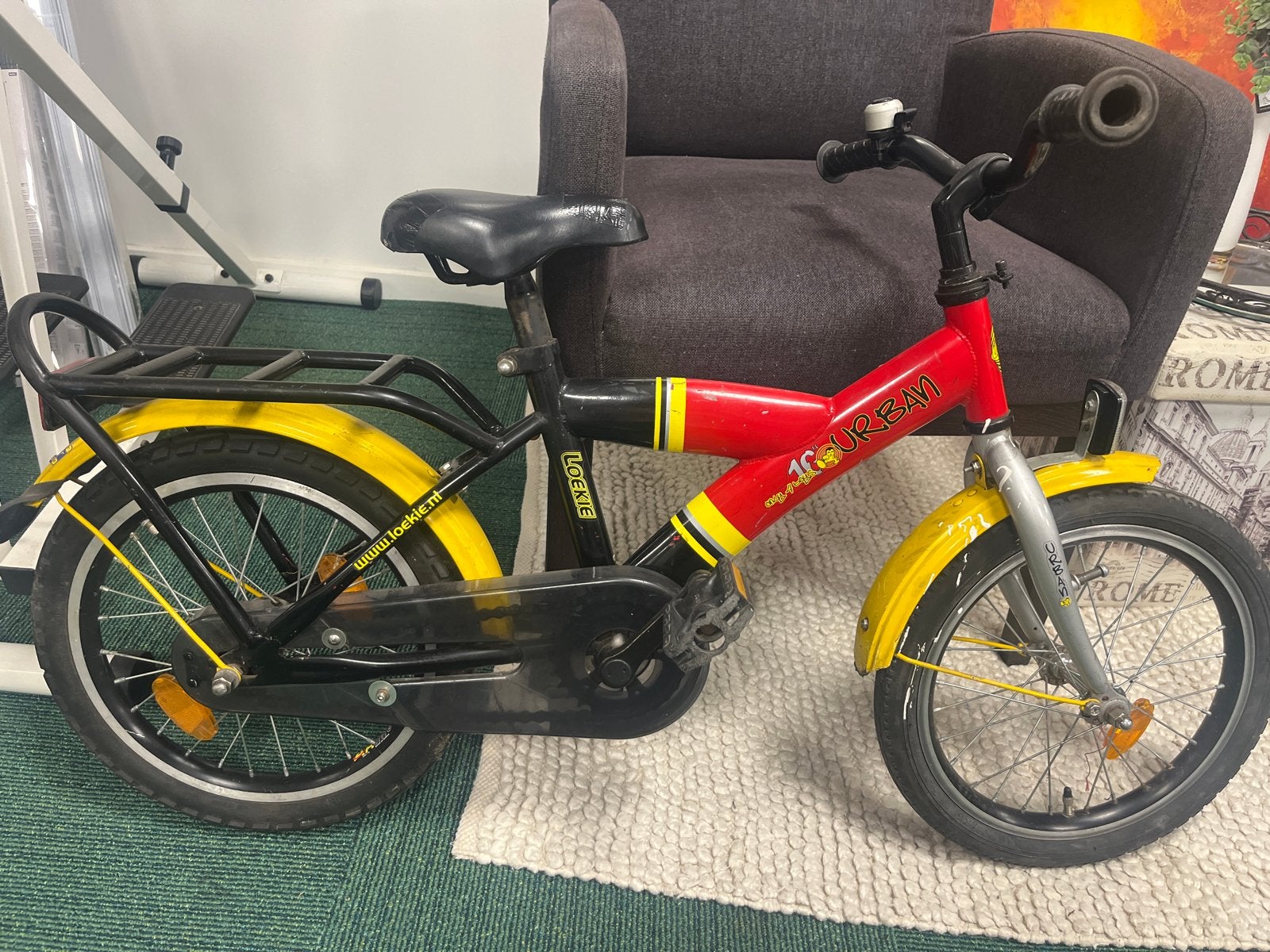 Loekie 16 inch kinderfiets - Urban model, Ophalen, Nvt, Nvt, Nvt