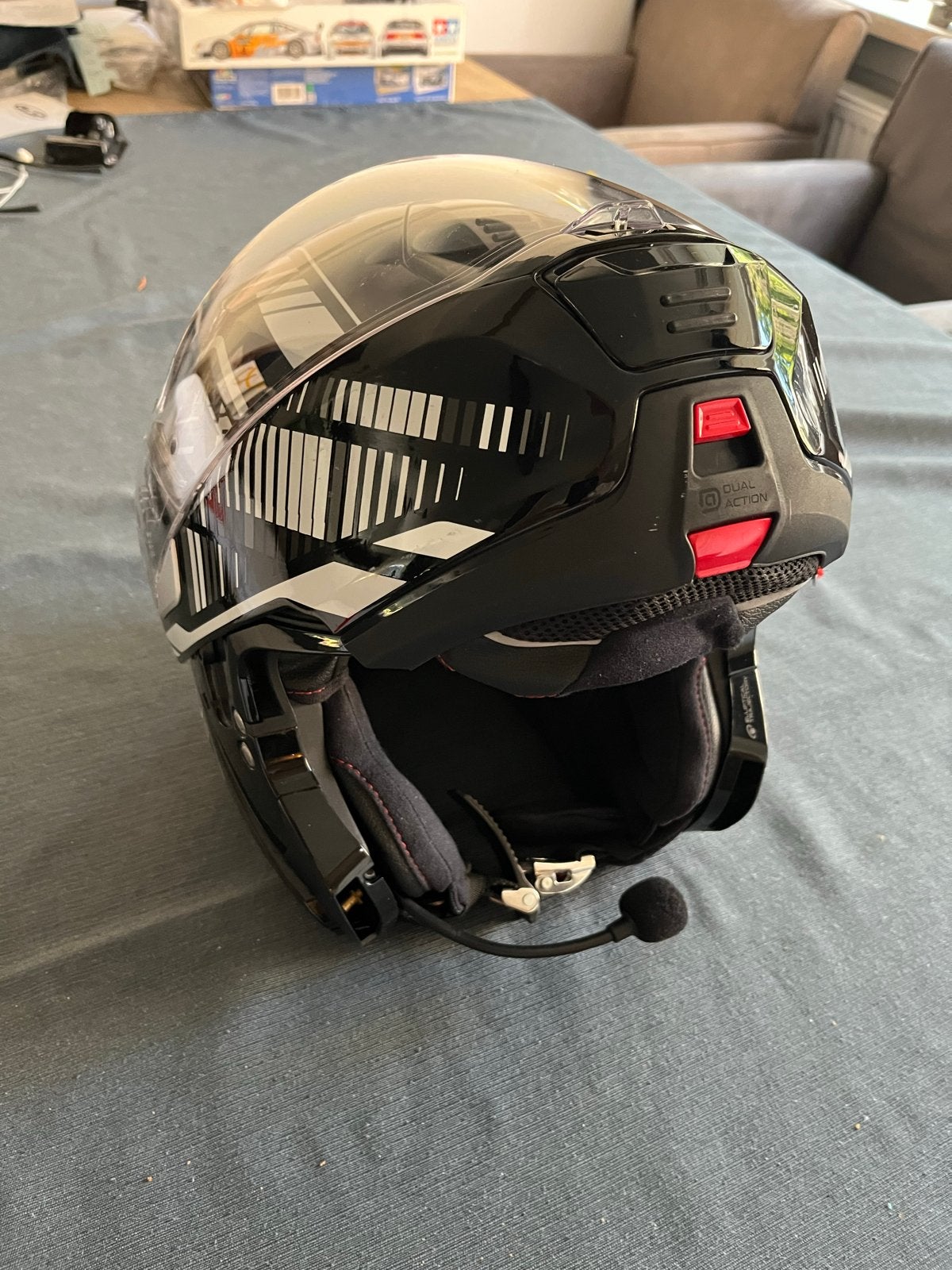 Nolan N100-5 Plus Systeemhelm met N-Com B902 R Series, Motoren, Kleding | Motorhelmen, Ophalen, Systeemhelm, Heren, Nolan