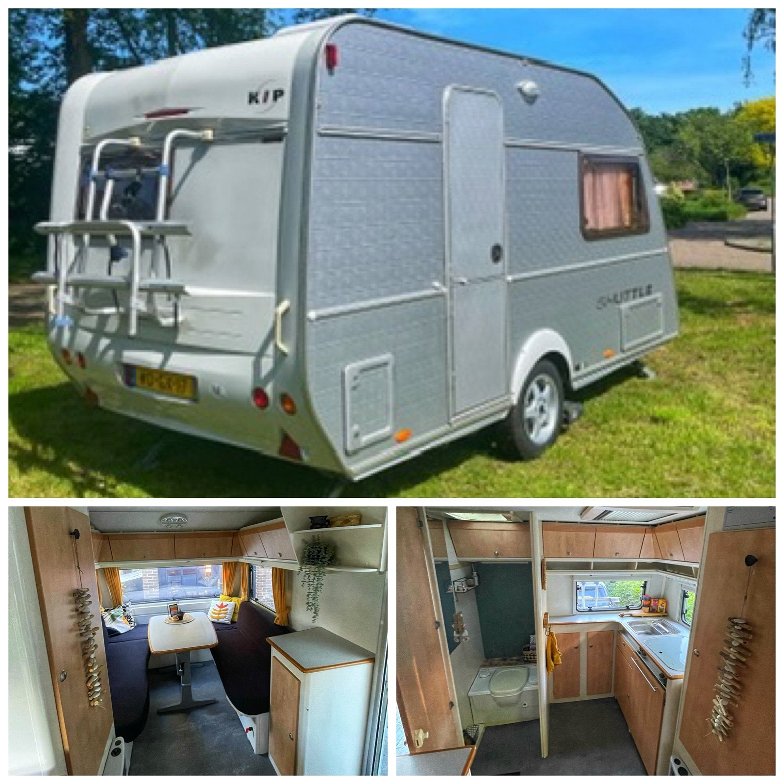 Kip Shuttle 38 V uniek! Bj 2001/mover/fietsdragers/boiler, Caravans en Kamperen, Caravans, Rondzit, Kip, Tot en met 2, 750 - 1000 kg