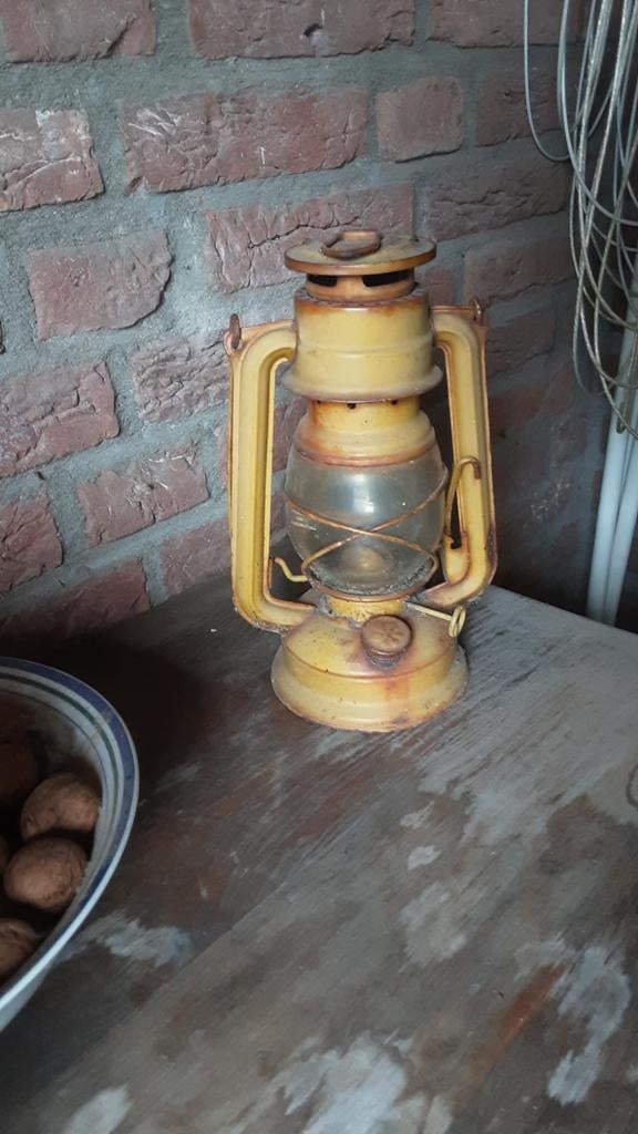 Oude Lantaarn - Vintage Decoratie, Antiek en Kunst, Antiek | Lampen, Ophalen of Verzenden