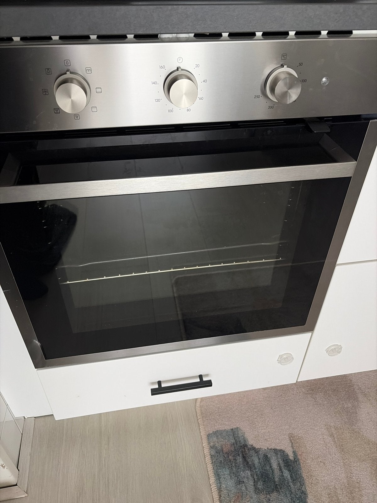 Inbouw Ikea MATÄLSKARE Heteluchtoven - Zilver/Zwart, Witgoed en Apparatuur, Ovens, Ophalen, Hete lucht, Heteluchtoven, Inbouw