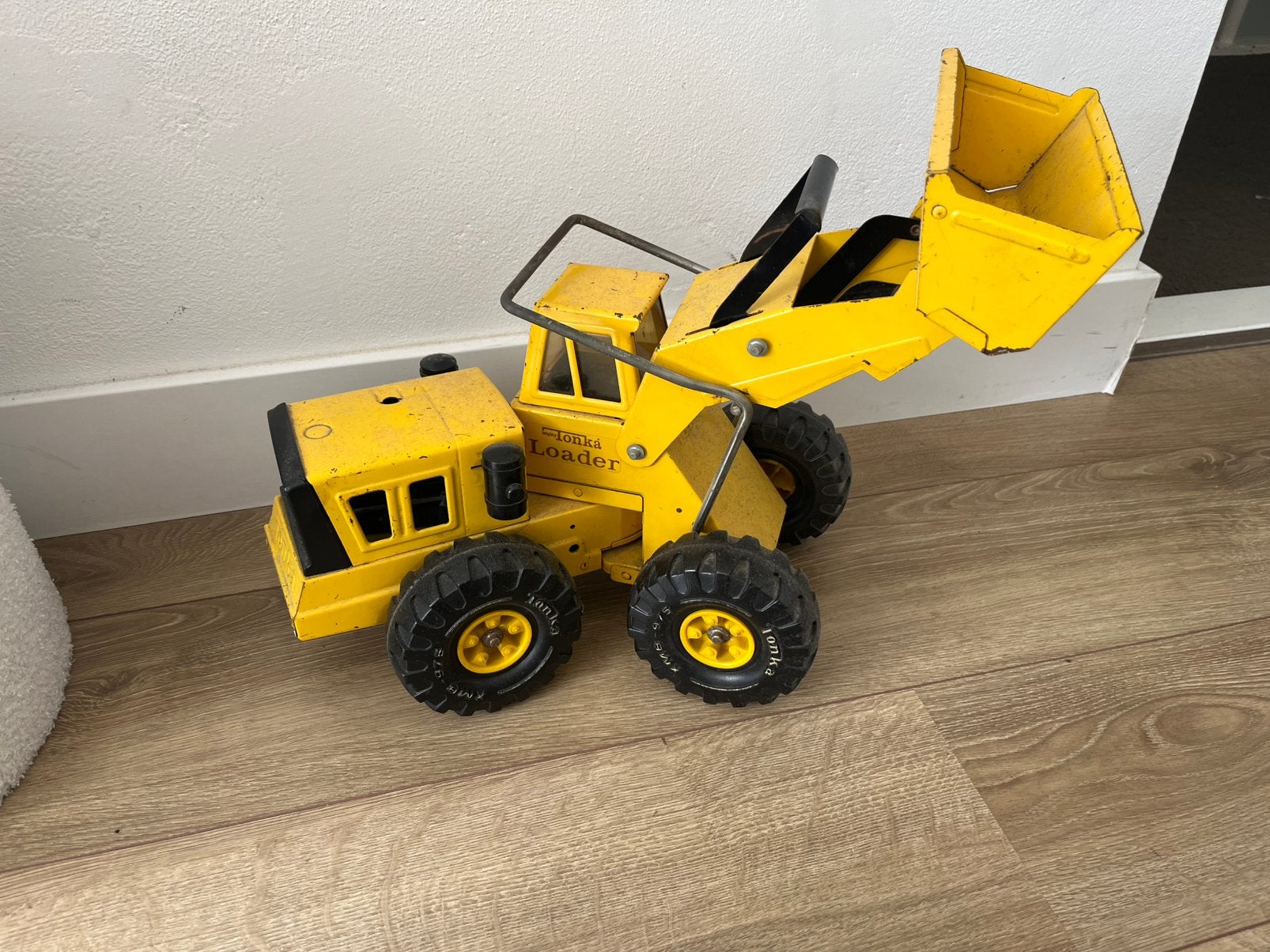 Grote tonka auto, Ophalen, Gebruikt