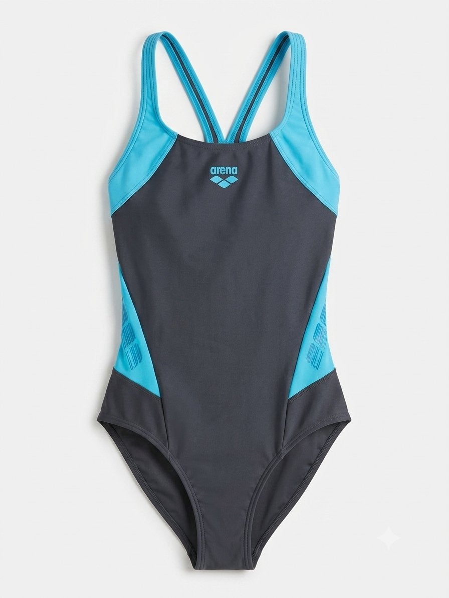 Adidas badpak zwart blauw - 38, Ophalen of Verzenden, Zo goed als nieuw, Blauw, Badpak