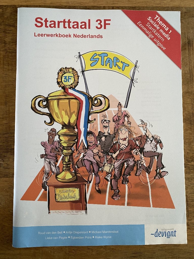 Starttaal 3F Leerwerkboek Nederlands, Gelezen, Ophalen of Verzenden, Ruud van den Belt; Suzet Volders; Marleen Tienstra; Marjan Do...