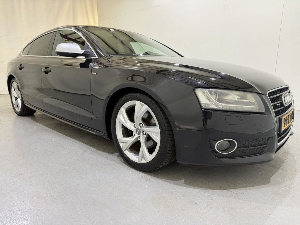 Audi A5 Sportback 2.0 TFSI Pro Line Aut (bj 2010, automaat), Automaat, 1984 cc, Zwart, Info@audi.de