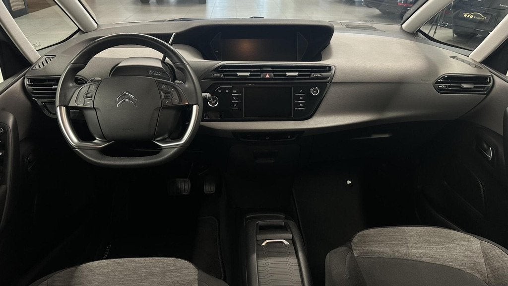 Citroen Grand C4 SpaceTourer 1.2 PureTech Business ECC NAVI, Stof, Gebruikt, 1199 cc, Met garantie (alle)