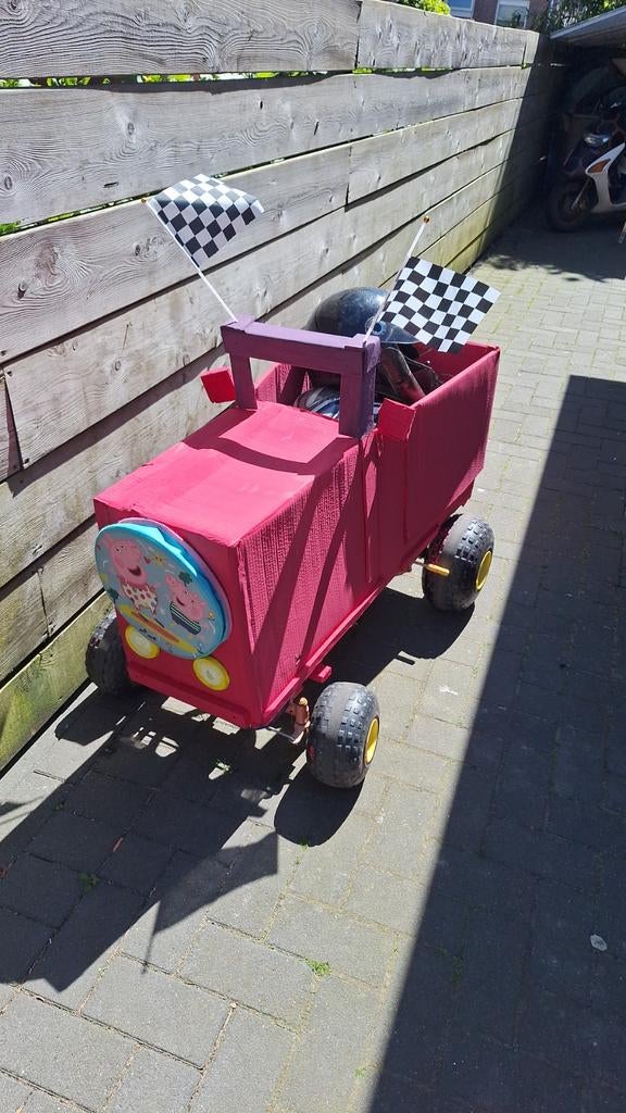 Peppa Pig Zeepkist - Uniek en Handgemaakt, Ophalen, Gebruikt, Overige merken