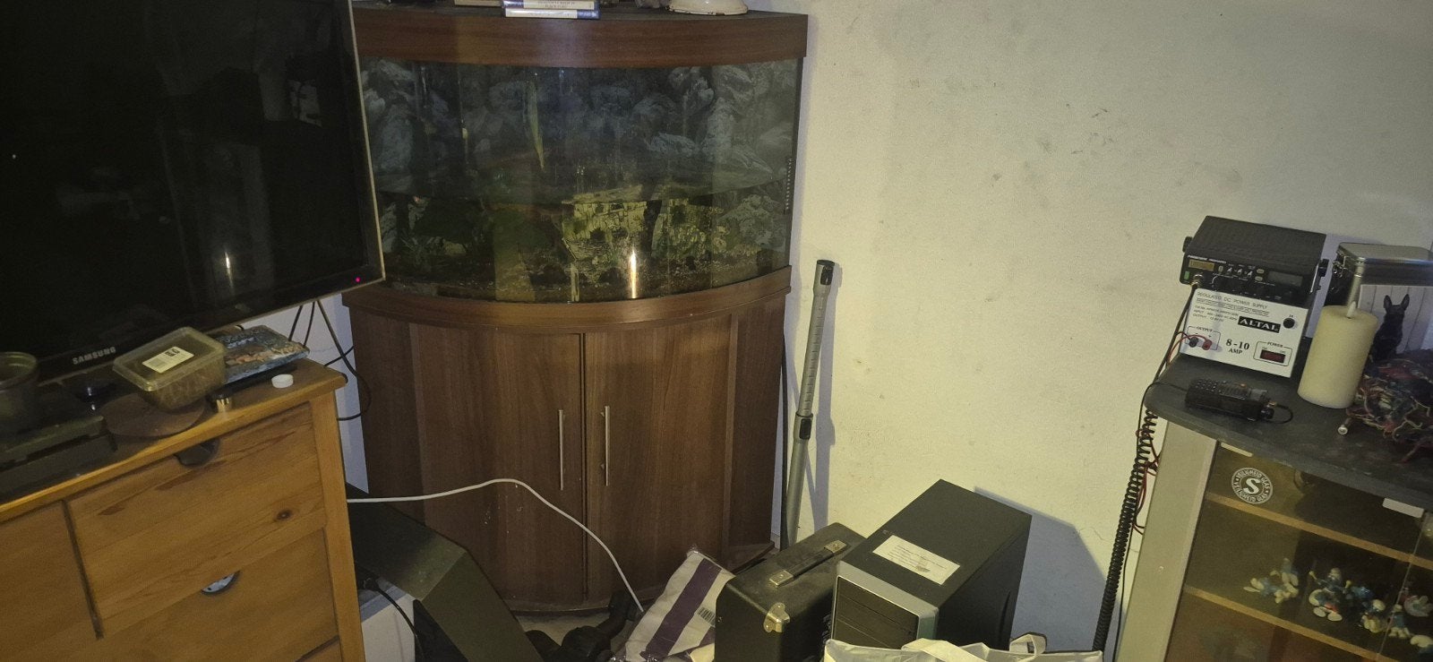 jewel trigon 190, Dieren en Toebehoren, Ophalen, Gebruikt, Aquariummeubel, Inclusief deksel