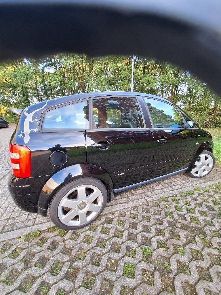 Audi A2 1.6 FSI S line ruilmotor 174000 km, Auto's, Voorwielaandrijving, 4 cilinders, Zwart, Handgeschakeld