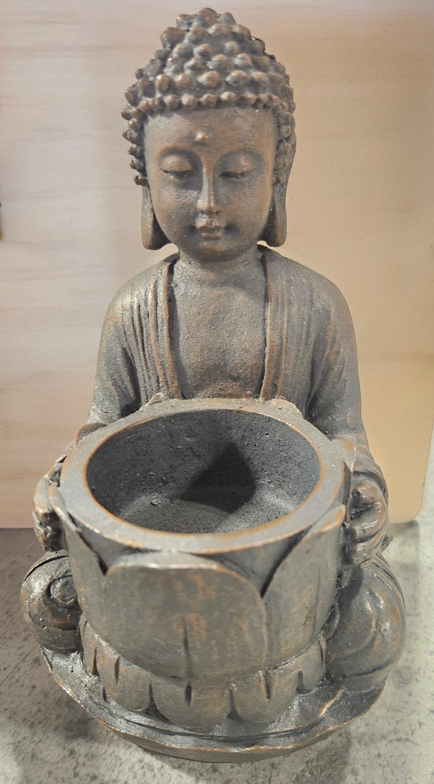 Boeddha met theelichtje, Ophalen of Verzenden