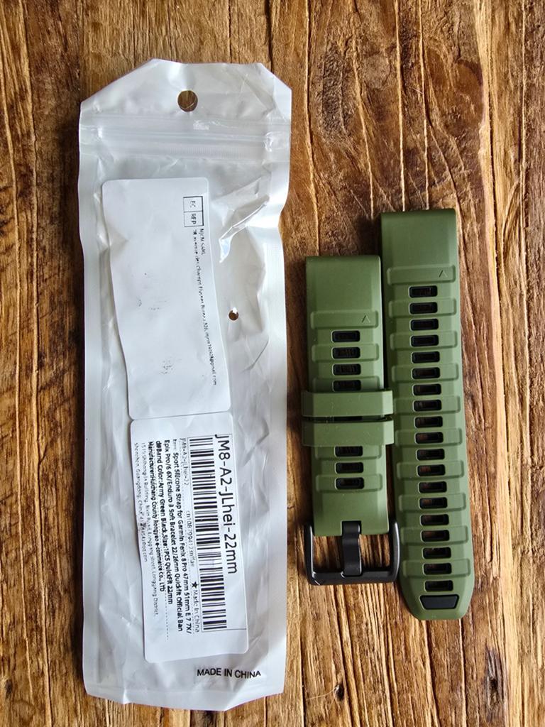 Horlogebandje Garmin 22mm QuickFit (nieuw), Ophalen of Verzenden, Android