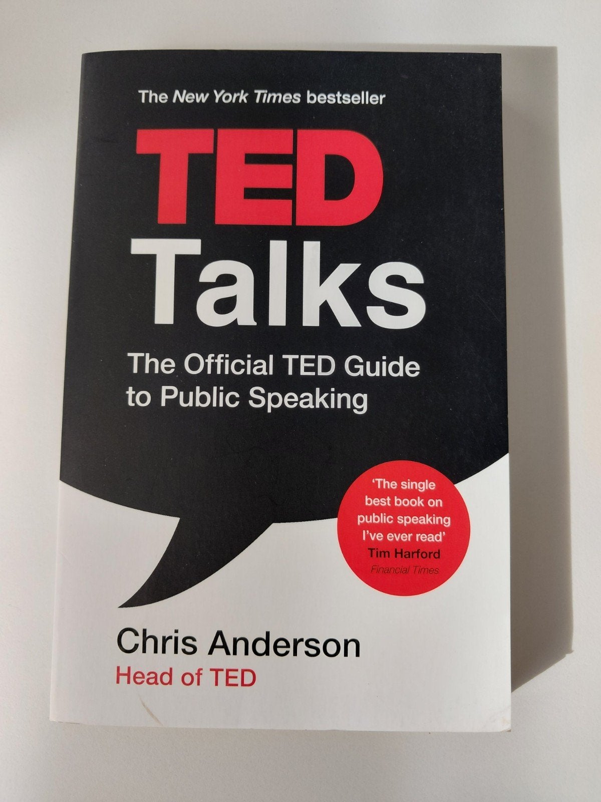 TED Talks: De Officiële Gids voor Spreken in het Openbaar, Ophalen of Verzenden, Zo goed als nieuw, Chris Anderson