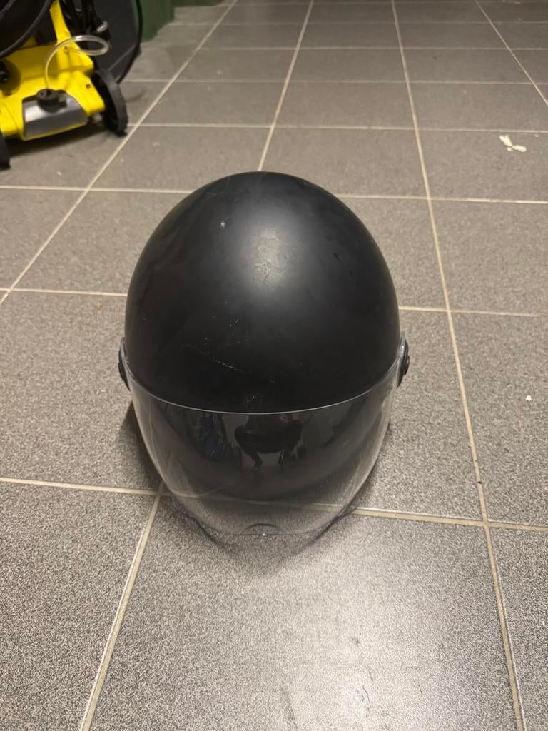 Scooter Helm Vito Mat Zwart, Ophalen, Zo goed als nieuw
