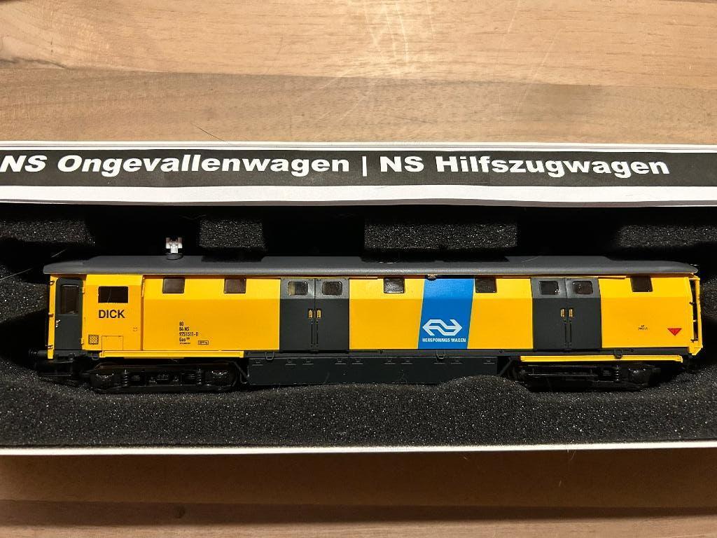 Artitec Ongevallenwagen NS 511-0 Dick, Hobby en Vrije tijd, Overige merken, Gelijkstroom, Wagon, Ophalen of Verzenden