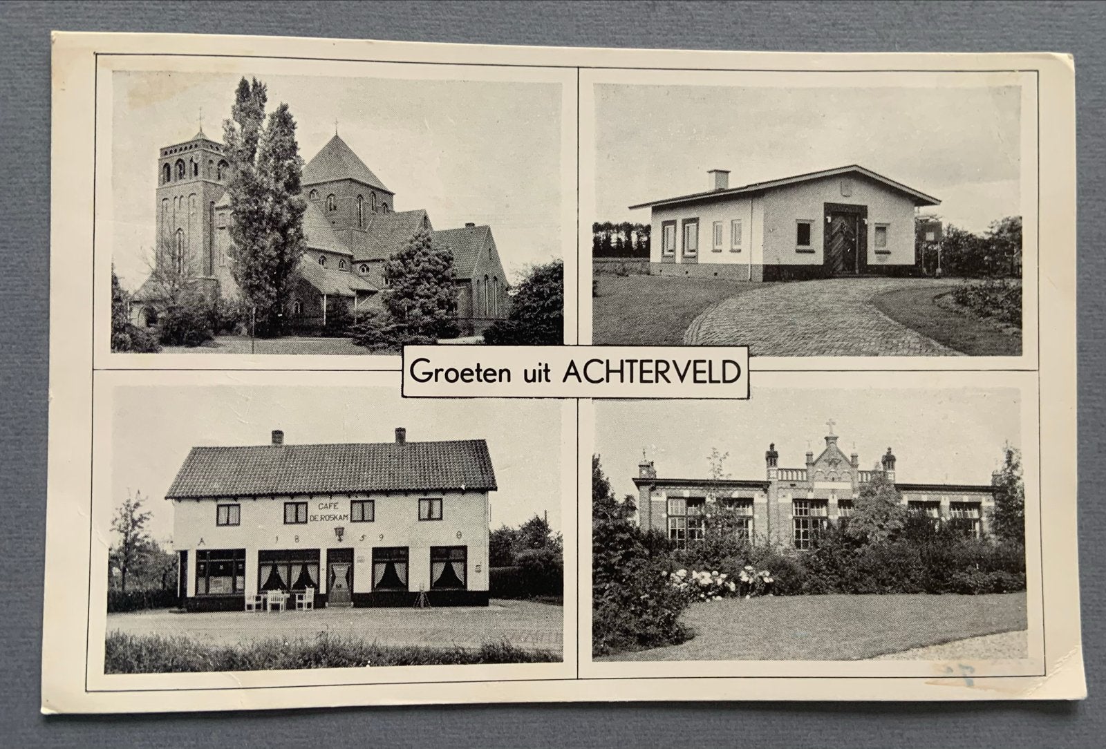 Groeten uit Achterveld (U.), Verzenden, 1920 tot 1940, Gelopen, Utrecht