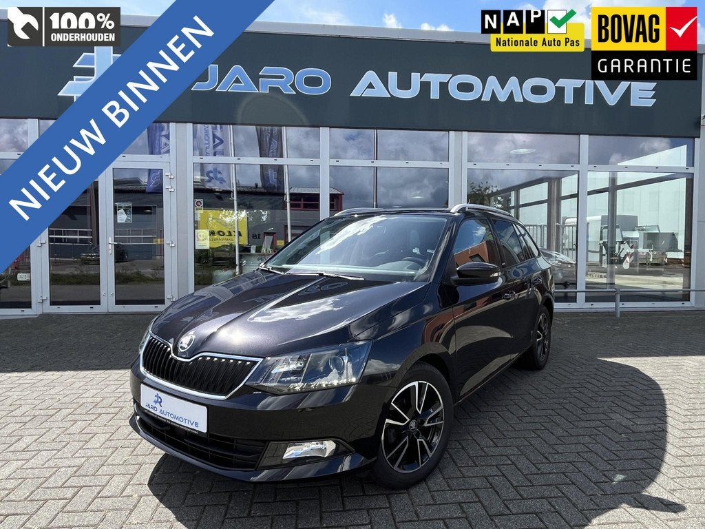 Skoda Fabia Combi 1.2 TSI JOY | Nieuwe velgen en banden | Tr, Auto's, Skoda, 12 maanden, 4 cilinders, Zwart, Origineel Nederlands