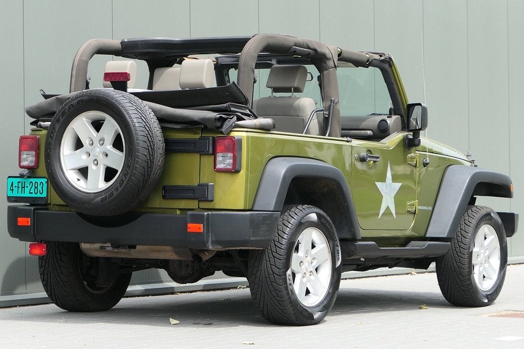 Jeep Wrangler 3.8 Rubicon Youngtimer Airco Cruise, Auto's, Jeep, Stof, Gebruikt, Beige, Vierwielaandrijving