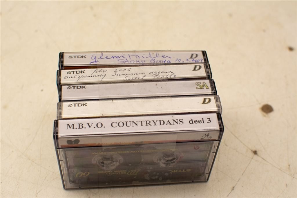 5 stuks cassettebandjes 39585