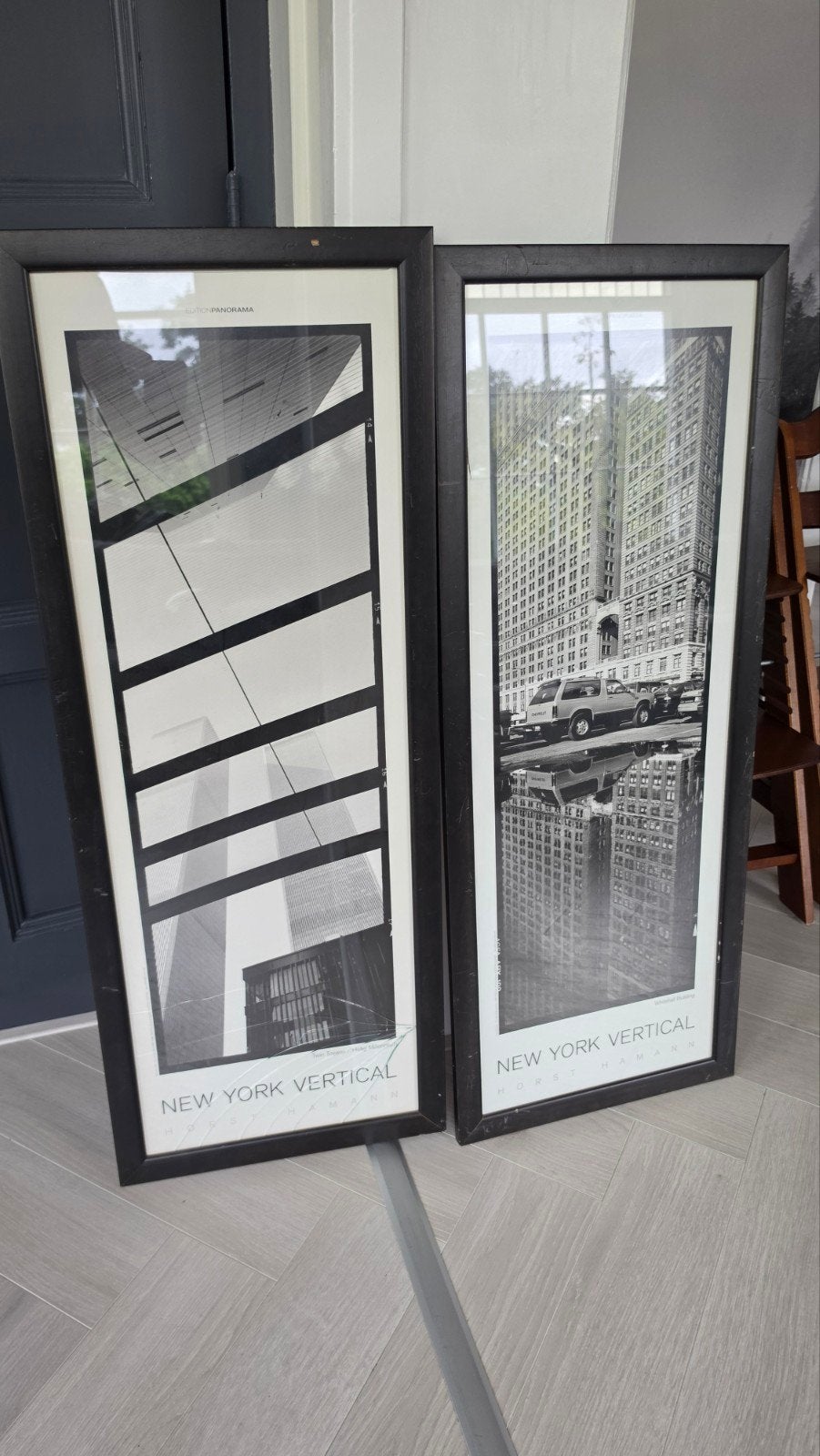 2x Horst Hamann New York Vertical kunstdruk/poster, Verzamelen, Ophalen, A1 t/m A3, Film en Tv