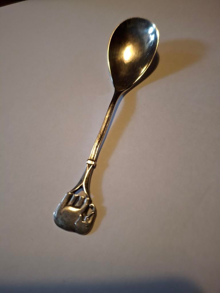 Zilveren  suikerschep, Ophalen of Verzenden