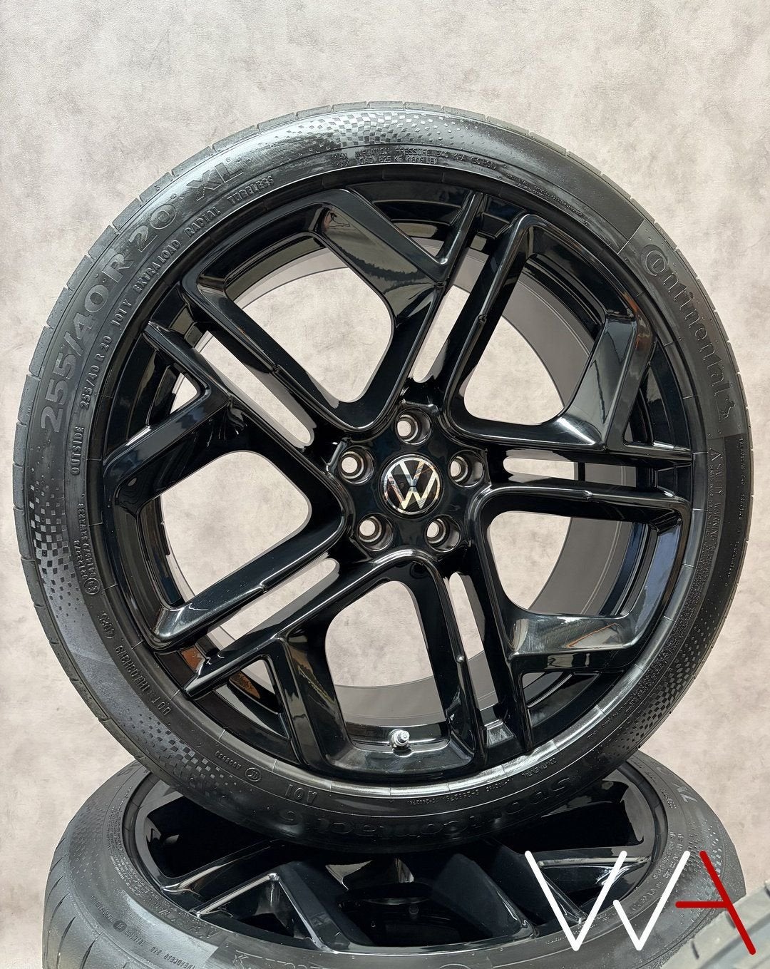 20'' Volkswagen Tiguan Tayron CT York velgenset BLACK DEMO, Auto-onderdelen, Banden en Velgen, Gebruikt, 255 mm, -, -