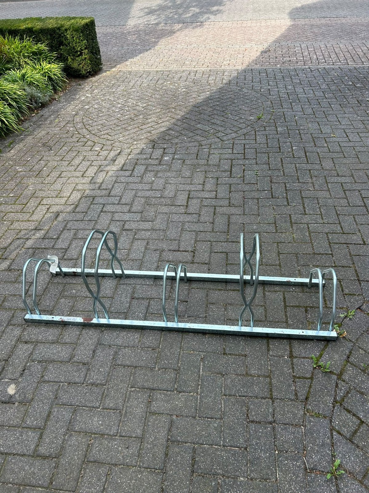 Fietsenrek voor 5 fietsen - Gegalvaniseerd staal, Ophalen, Gebruikt