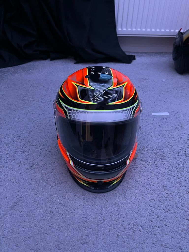 Zamp helm RZ-42Y Youth, maat 57cm met donker vizier, Ophalen, Zo goed als nieuw, Small