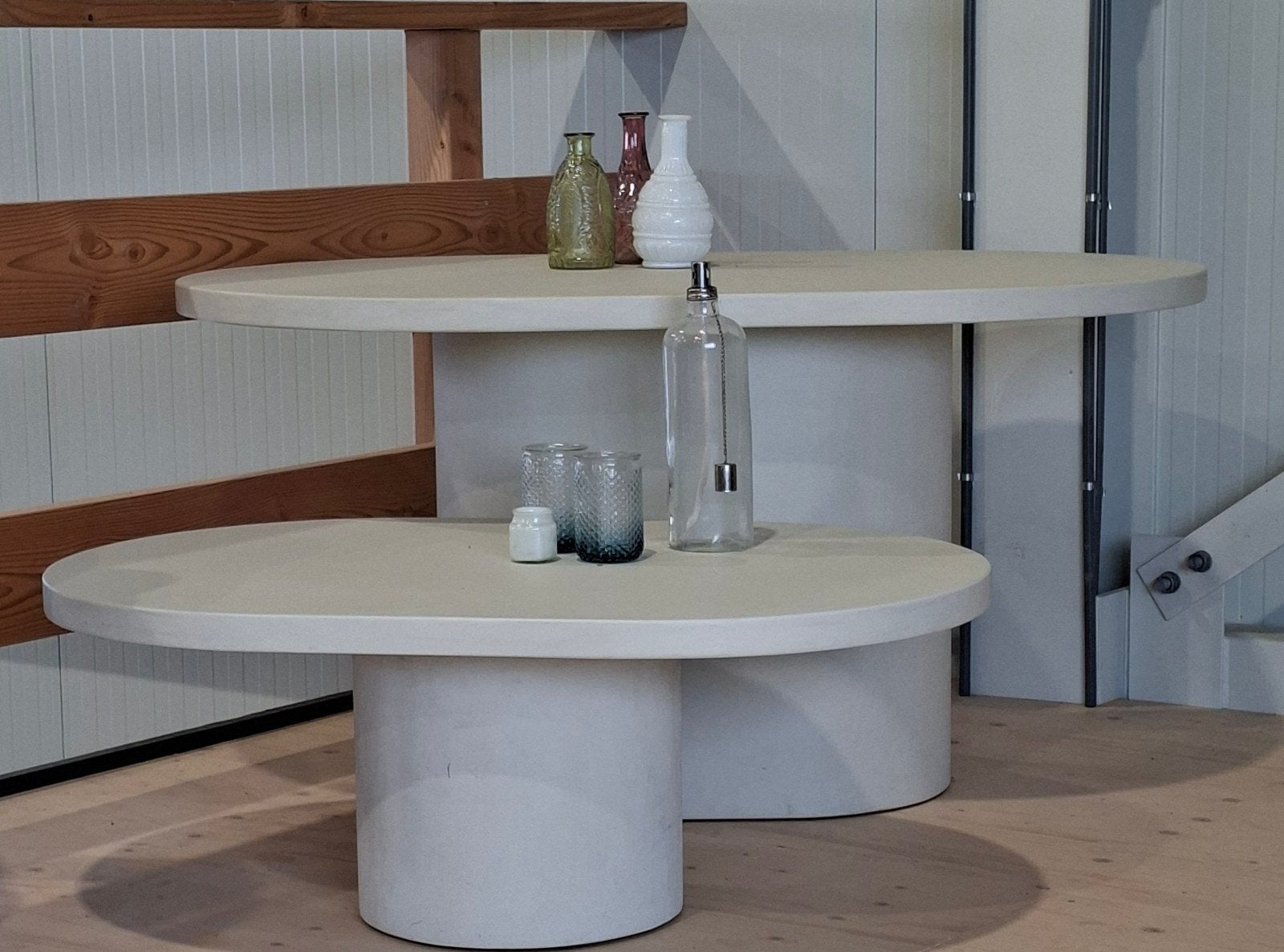 Salontafel en/of eetkamertafel betonlook zandsteen