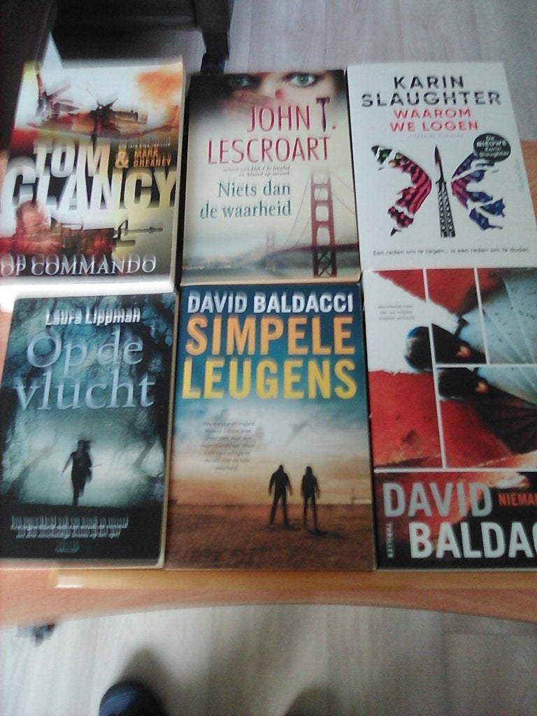 Thriller boekenpakket: 6 spannende titels, Ophalen, Gelezen, Populaire fictie