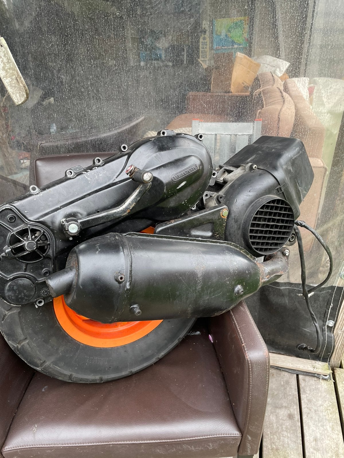 Skr 172cc blok compleet plug en play, Ophalen of Verzenden, Zo goed als nieuw, Uitlaat, Piaggio