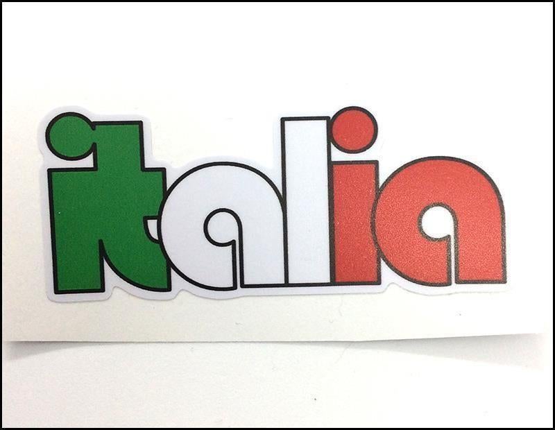 ITALIA italie Vinyl JDM Auto Motor Scooter vespa Sticker, Ophalen of Verzenden, Nieuw, Bedrijf of Vereniging
