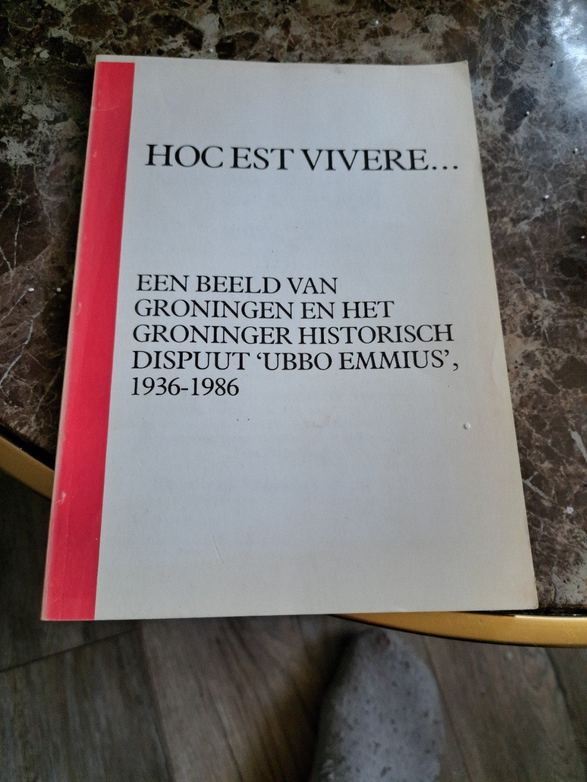 HOC EST VIVERE... Groningen Historisch Dispuut, Ophalen of Verzenden, 20e eeuw of later, Gelezen, Onbekend