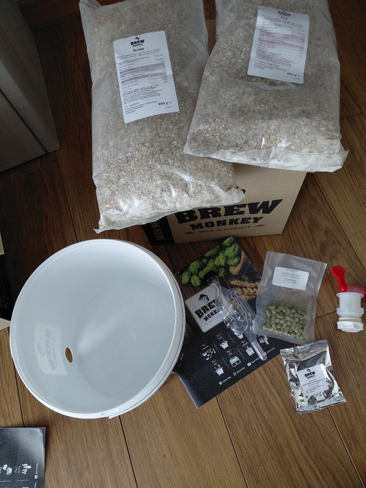 Bierbrouwpakket Brew Monkey - Compleet Startpakket, Hobby en Vrije tijd, Overige Hobby en Vrije tijd, Ophalen, Nieuw
