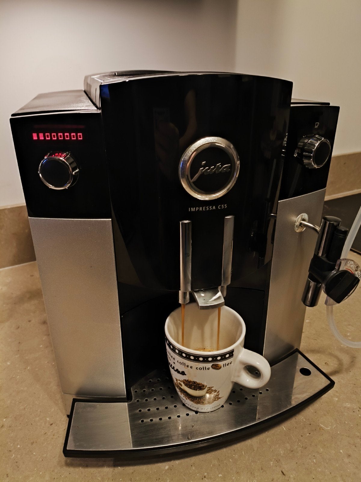 Jura C55 refurbished in nette staat, Ophalen, Refurbished, Koffiemachine