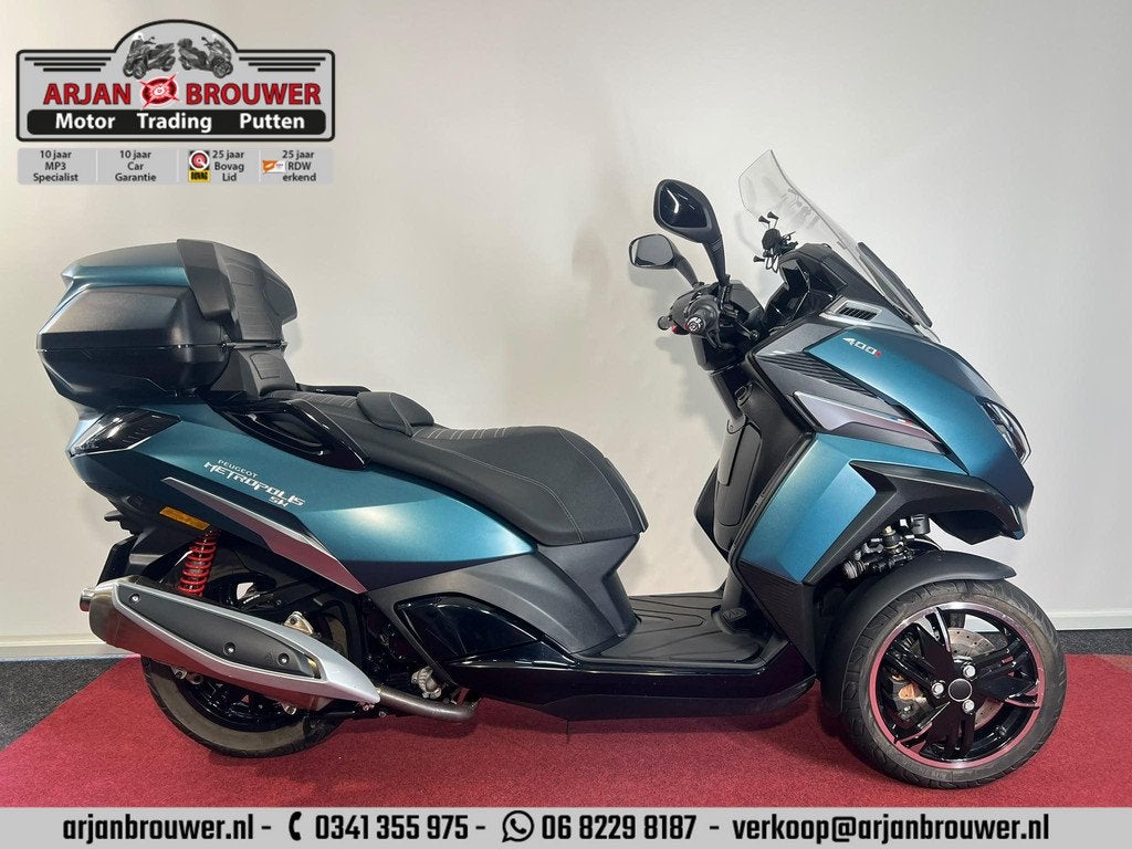 Peugeot Metropolis 400 SW ABS, Scooter, Bedrijf, Bonnetstraat 1
6718 XN  Ede, NL, Info@moteogroup.com
