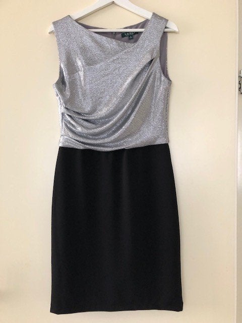 Ralph Lauren jurk Maat 36/38, Kleding | Dames, Zwart, Ophalen of Verzenden, Zo goed als nieuw, Knielengte