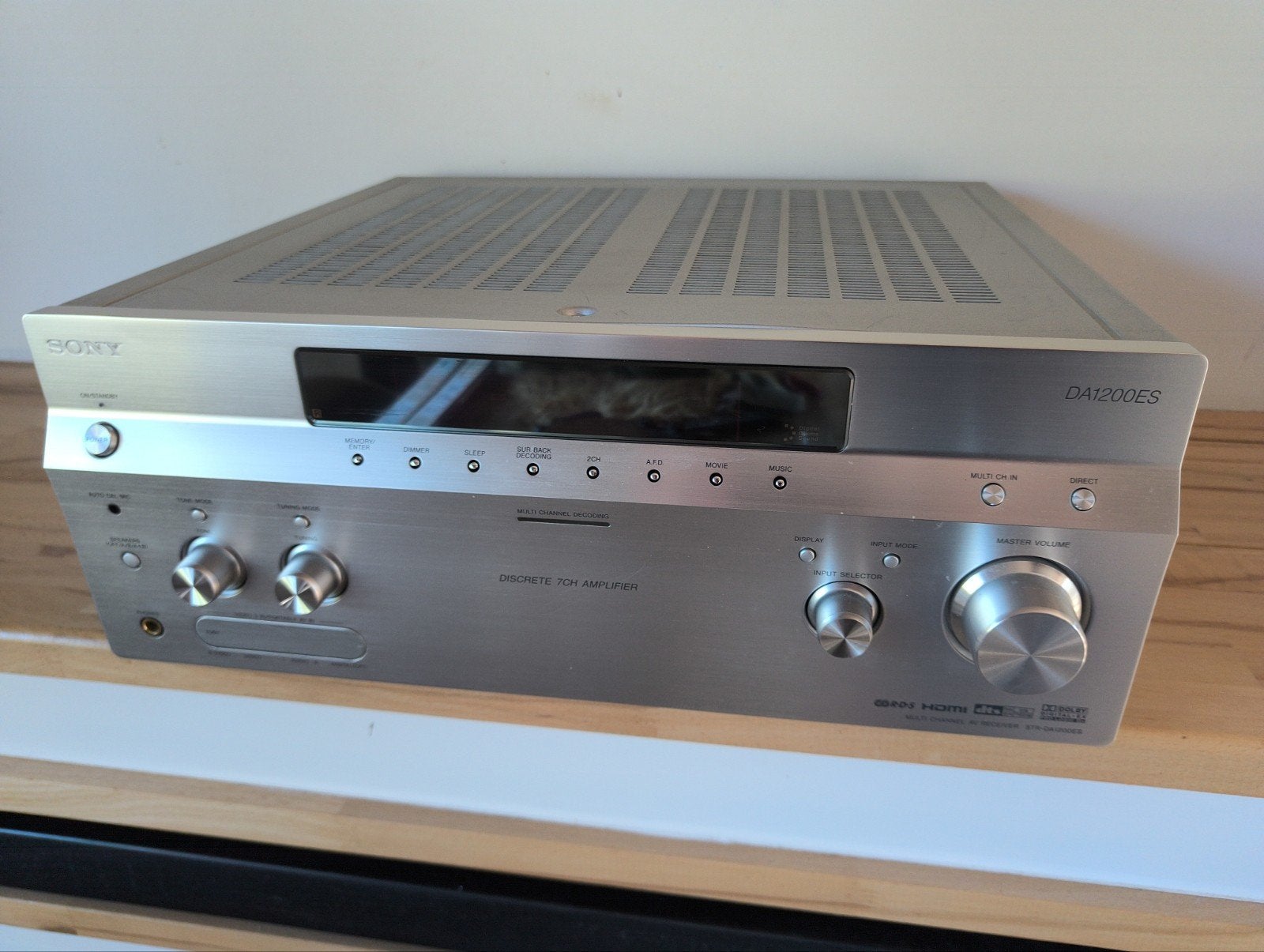 Sony STR-DA1200ES AV Receiver - Zonder afstandsbediening, Gebruikt, Ophalen of Verzenden, Sony, 120 watt of meer