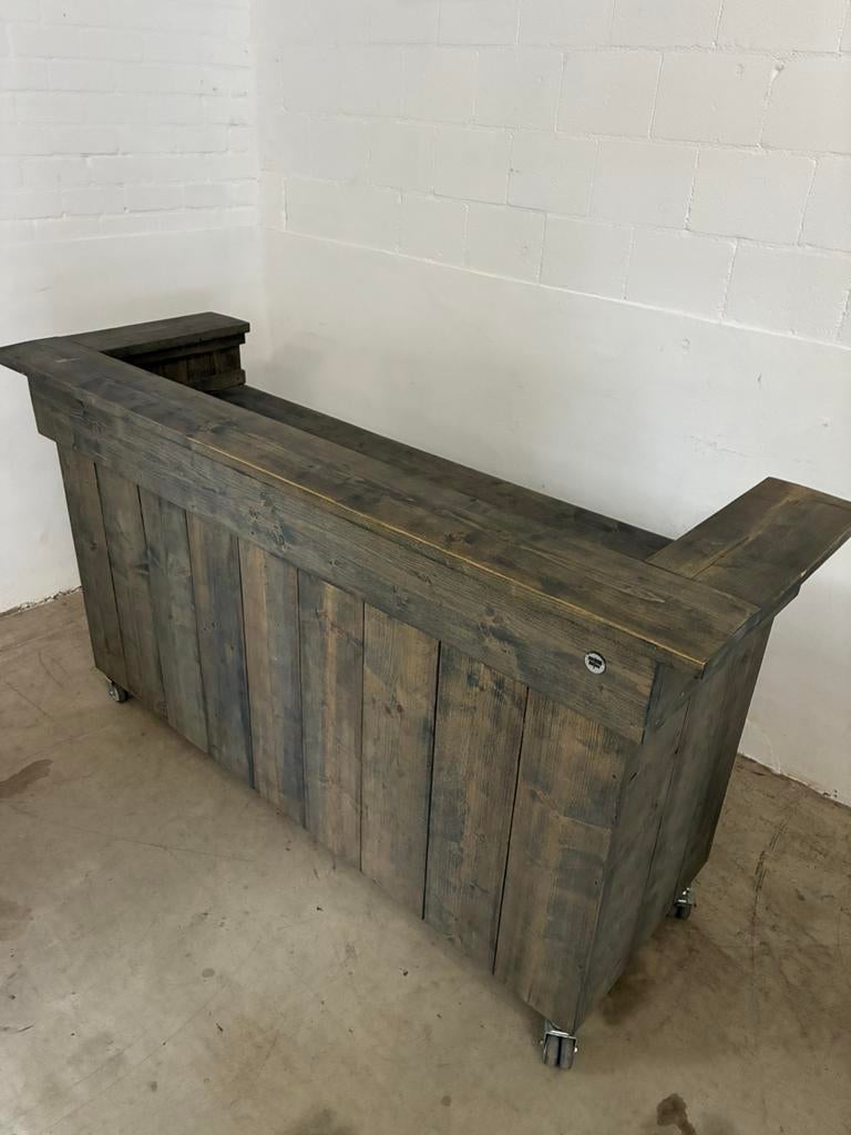 Te koop verrijdbare bar balie terras afruimkar, Ophalen of Verzenden, Zo goed als nieuw