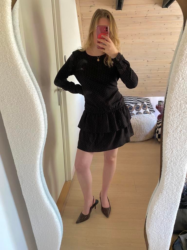 Scotch & Soda jurk met sterren, Zwart, Ophalen of Verzenden, Zo goed als nieuw, Maat 36 (S)