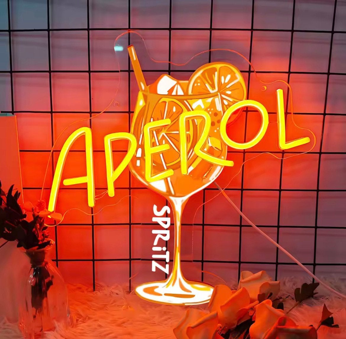 Neon led-verlichting  Aperol, Verzamelen, Merken en Reclamevoorwerpen, Ophalen of Verzenden, Nieuw, Lichtbak of (neon) lamp