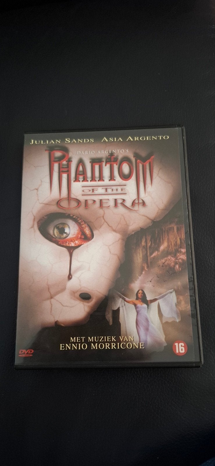 Dario Argento's The Phantom of the Opera DVD (Horror), Vanaf 16 jaar, Ophalen of Verzenden, Gebruikt, Horror-komedie