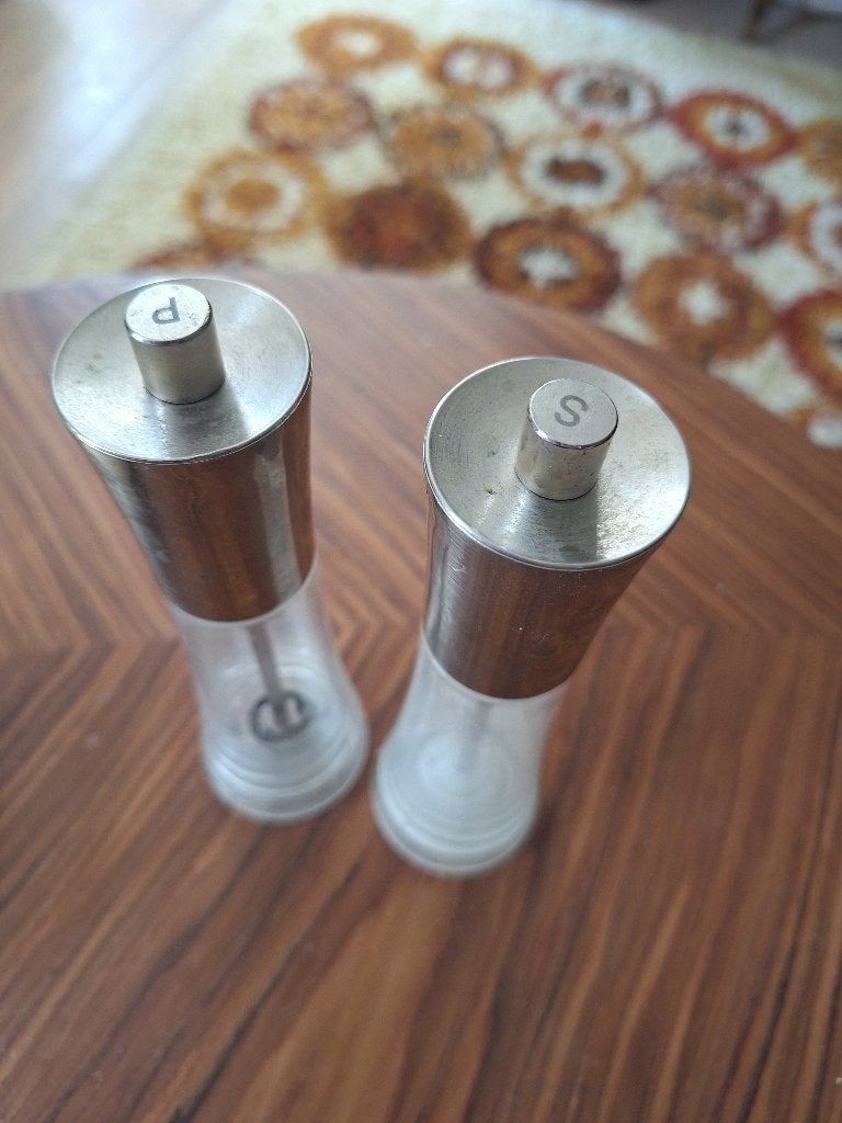 Zout en peper molen, Ophalen, Gebruikt