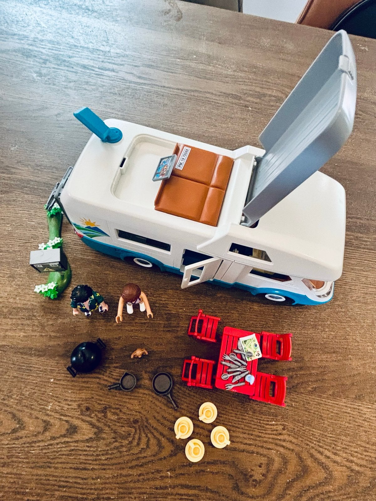 Playmobil Camper met accessoires en figuren (70088), Kinderen en Baby's, Speelgoed | Playmobil, Ophalen, Complete set, Voertuig