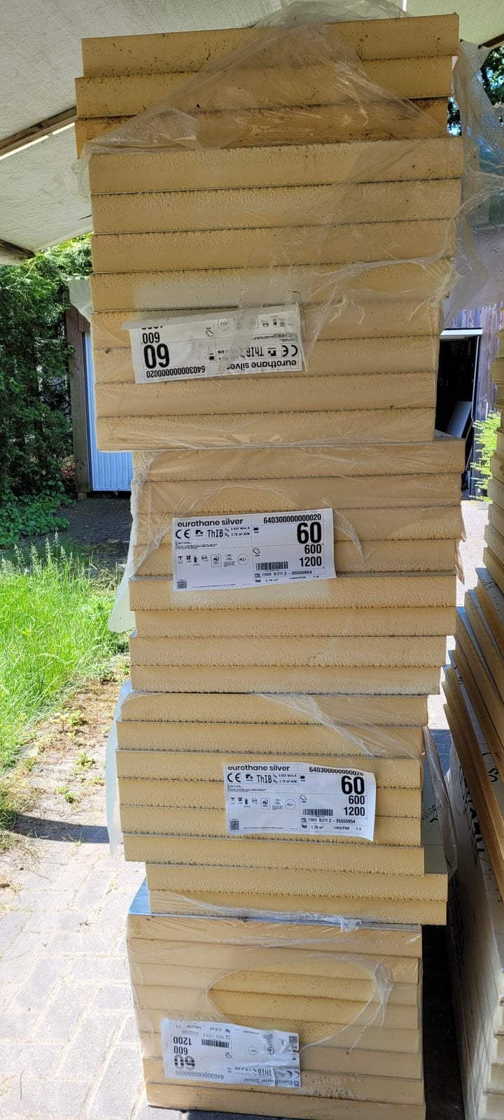 PIR isolatie platen recticel 51 stuks nieuw 1200x600x60, Ophalen, 4 tot 8 cm, Nieuw, Hardschuim (Pir)