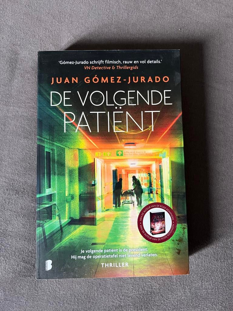 De Volgende Patiënt - Juan Gómez-Jurado, Boeken, Thrillers, Gelezen, Europa overig, Ophalen