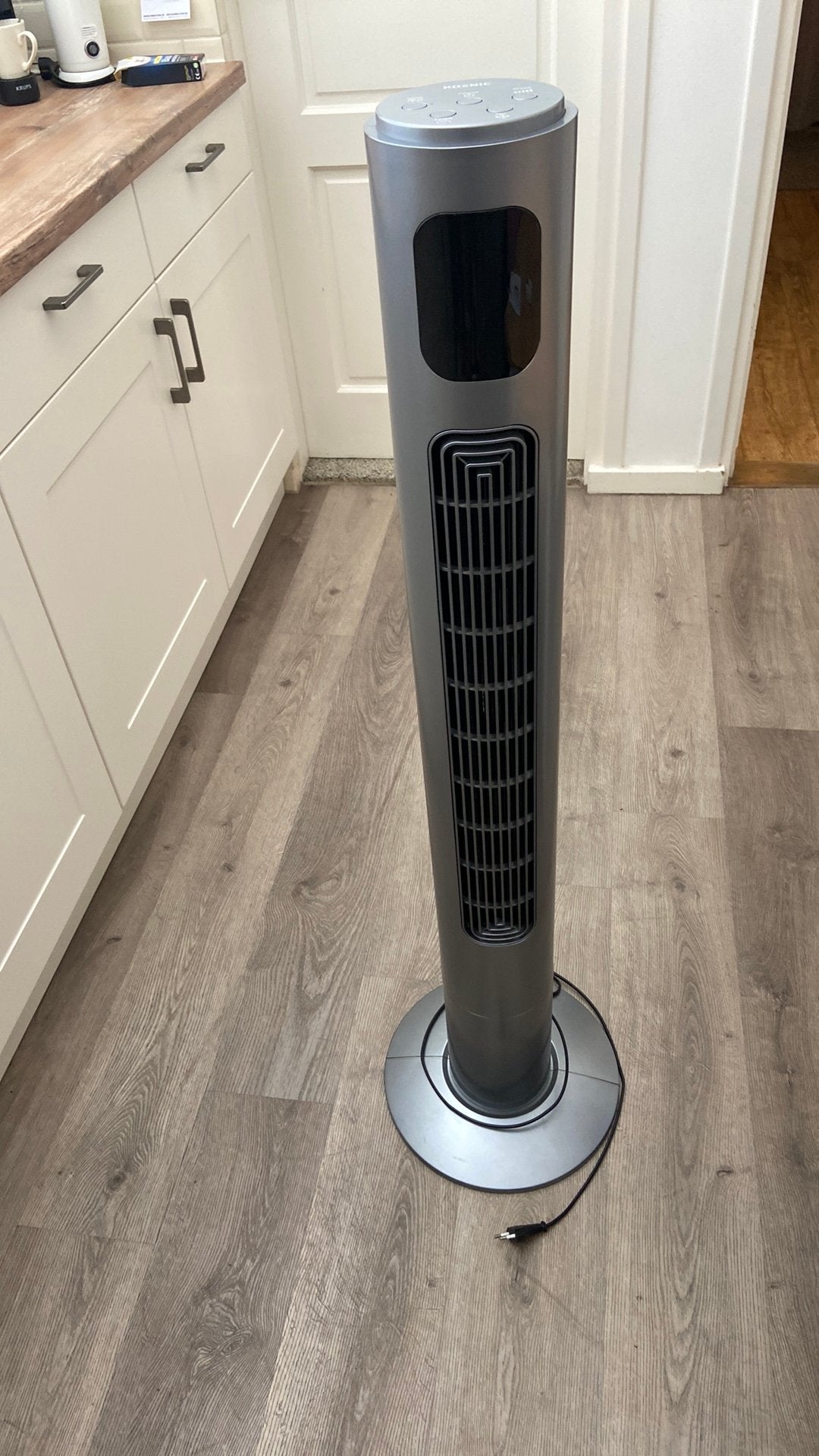 Ventilator met afstandsbediening., Witgoed en Apparatuur, Ventilatoren, Ophalen, Zo goed als nieuw, Statiefventilator
