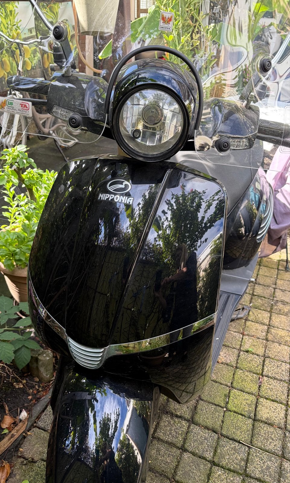 Nipponia E-Legance elektrische scooter - Zwart, Ophalen, Gebruikt, Maximaal 25 km/u, Elektrisch