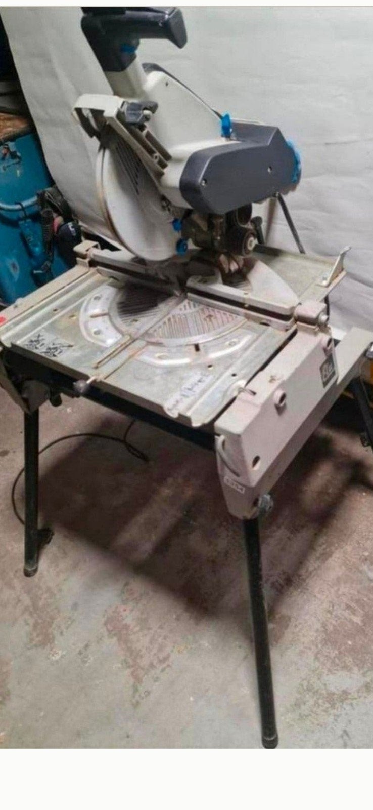 Flipover Zaagtafel / Afkortzaag, Ophalen, Gebruikt, Afkortzaag, Onbekend